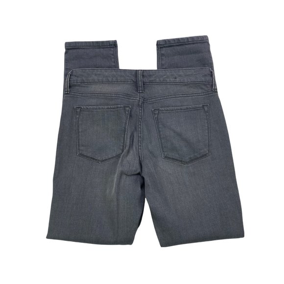 Banana Republic Skinny Fit Size 26/2 Low Rise Grey Wash Denim Jeans - Picture 3 of 6